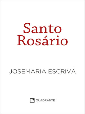 cover image of Santo Rosário--Capa Branca